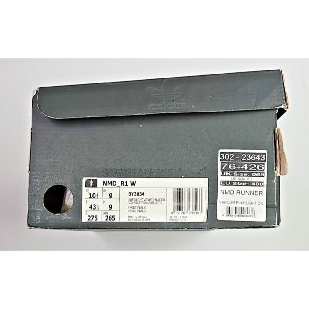 BRAND NEW ADIDAS NMD R1 WOMENS SUN GLOW CORAL ORANGE SIZE 10.5 PINK BY3034 - Picture 2 of 11